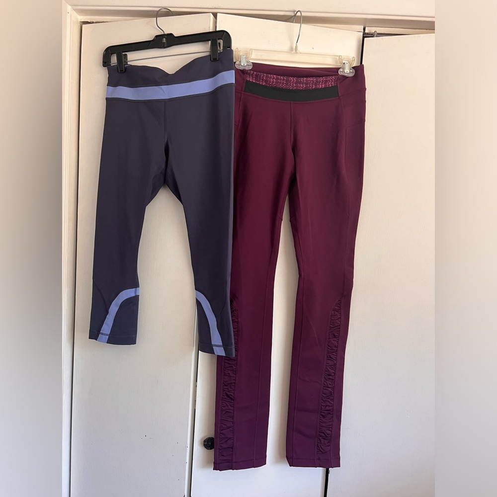Lululemon Bundle 2 Pairs Leggings EUC Size 8